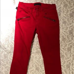 Rock republic red jeans size 6